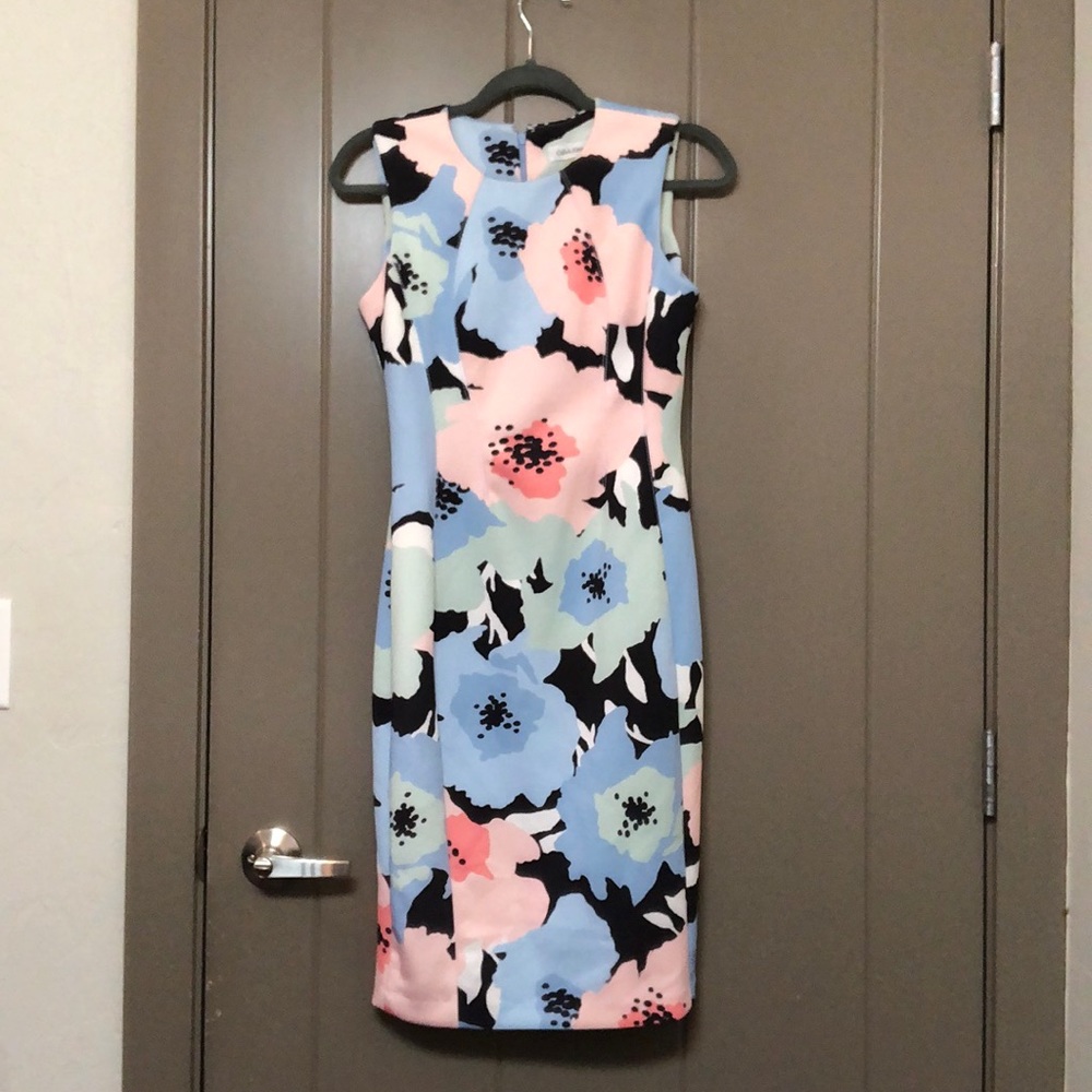 CALVIN KLEIN FLORAL DRESS